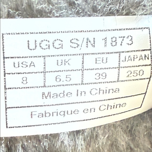 UGG Charcoal Shearling Boots - Picture 10 of 10